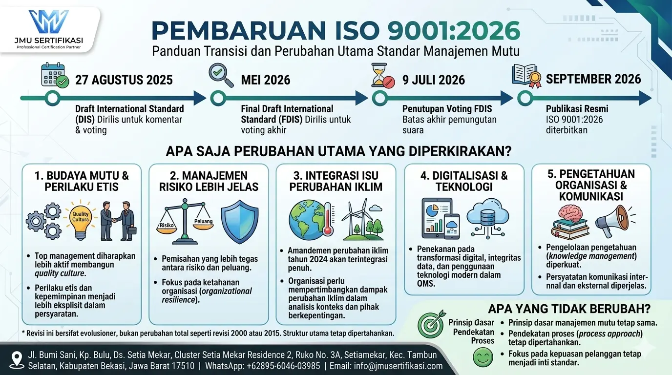 Pembaruan ISO 9001:2026