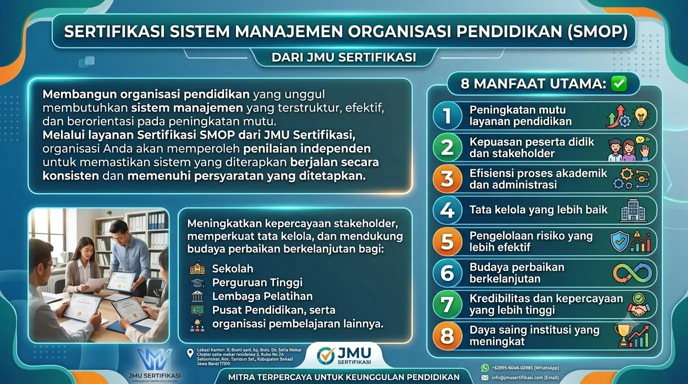 ISO 21001 Certification Banner
